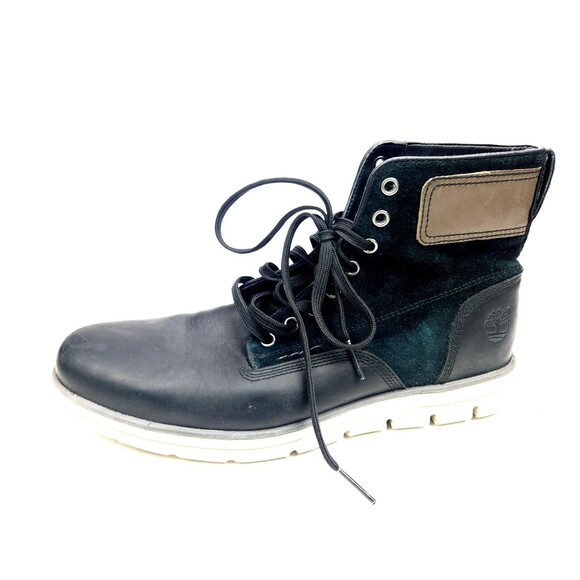 Timberland Bradstreet Hiker Size 9.5 Leather Sensorflex Ankle Hiking Boots Black main image 9